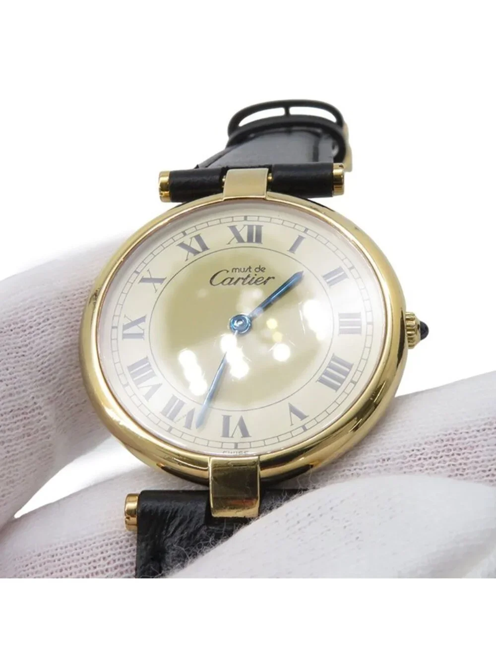 Cartier Must Vendome LM Vermeille Watch Ivory Dial